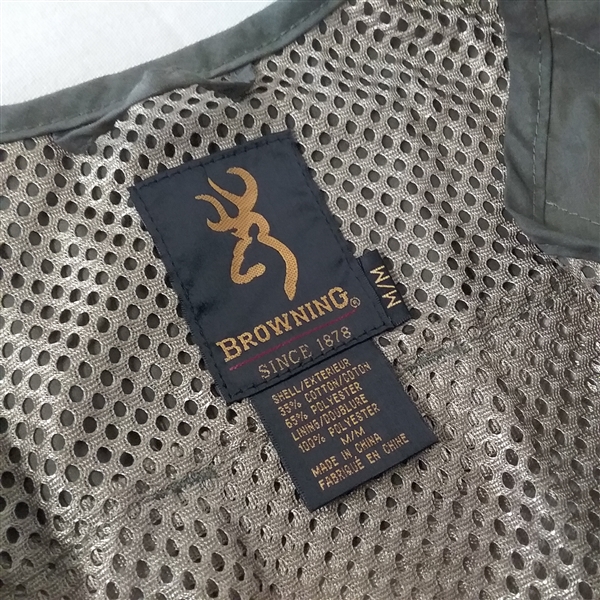 BROWNING KHAKI/SAGE MESH UPLAND DOVE VEST MEDIUM