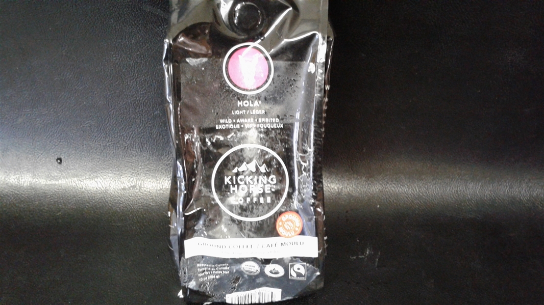 Kicking Horse Coffee, Hola, Light Roast, Ground, 10 oz
