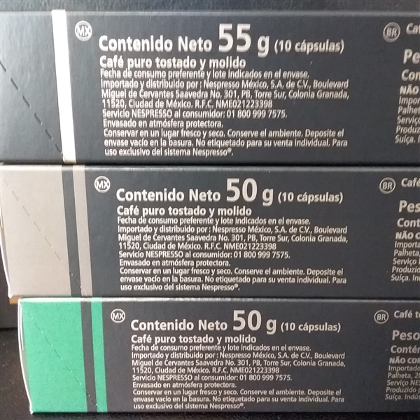 Nespresso Capsules Variety Pack 50 Count Coffee Pods