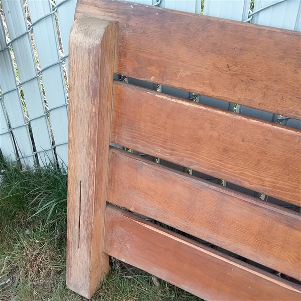 Twin Wood Bed Frame with Head and Foot board