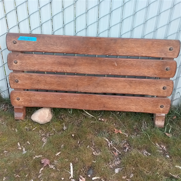 Twin Wood Bed Frame with Head and Foot board