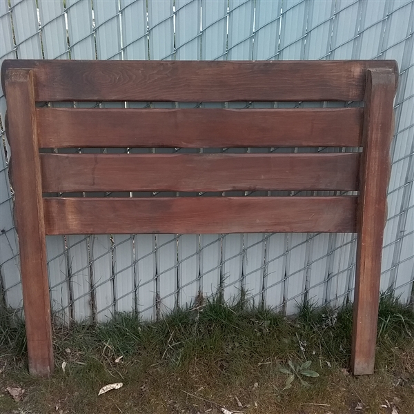 Twin Wood Bed Frame with Head and Foot board