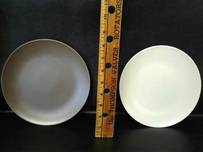 IVORY & BROWN DINNERWARE PLUS EXTRAS