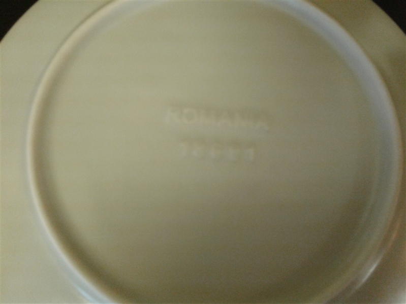 IVORY & BROWN DINNERWARE PLUS EXTRAS