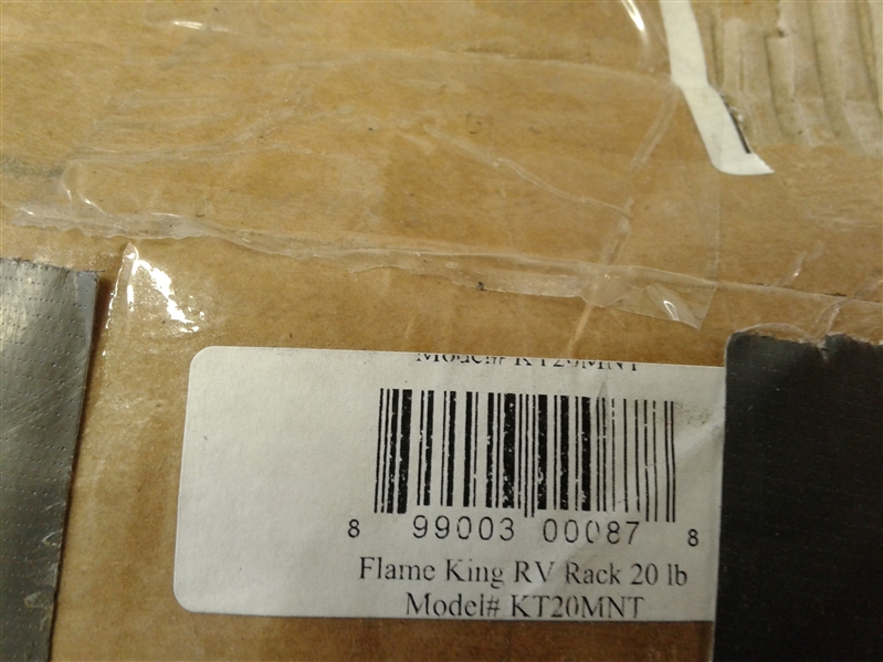 Flame King Dual RV Propane Tank Cylinder Rack For RVs and Trailers for 20lb Tanks (Tanks not included)