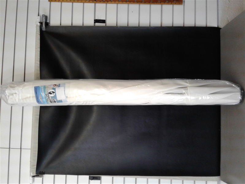 UHINOOS 9 ft Patio Umbrella with Tilt button and Crank-Ivory