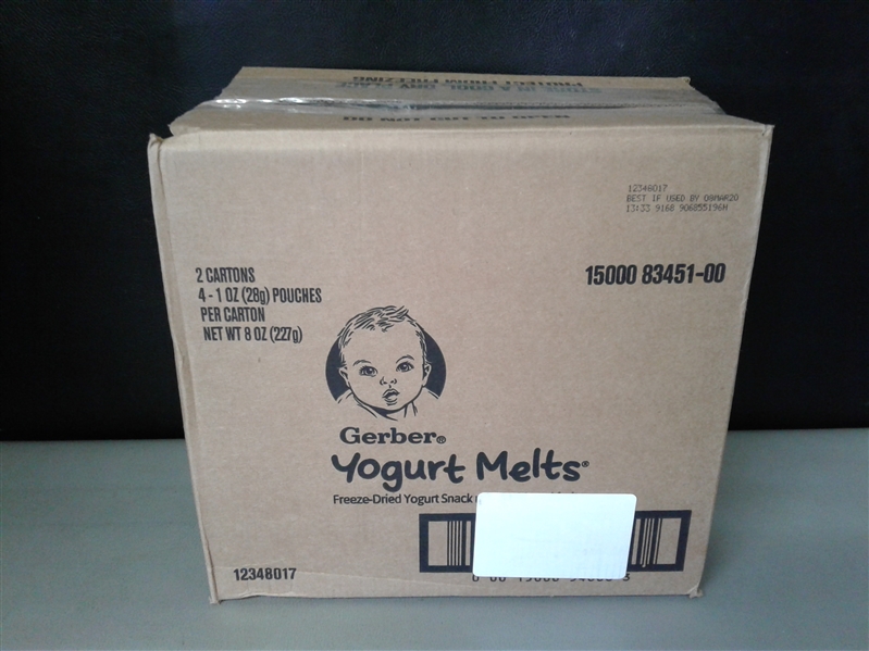 Gerber Yogurt Melts, Strawberry & Mixed Berry, 8 Count
