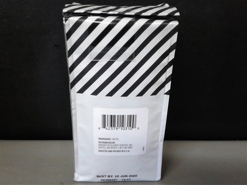 AmazonFresh Just Bright Whole Bean Coffee, Light Roast, 12 Ounce 