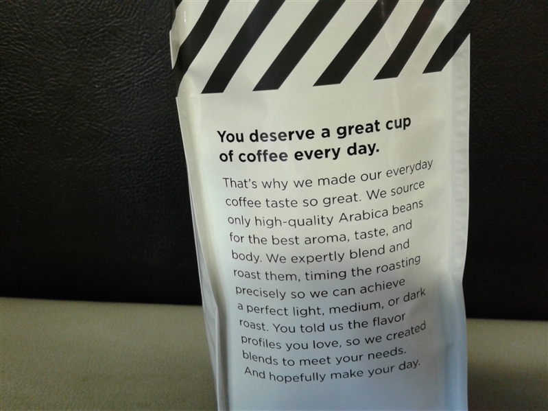 AmazonFresh Just Bright Whole Bean Coffee, Light Roast, 12 Ounce 