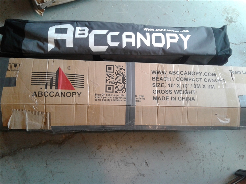 ABCCANOPY Canopy Tent 10x10 Pop Up Canopy with Wheeled Carry Bag