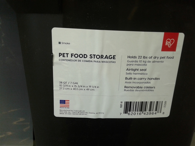 Pet Food Containers