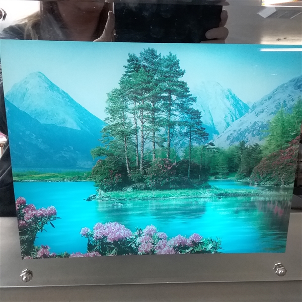 Movable Lighting/Sound Mountain Scene