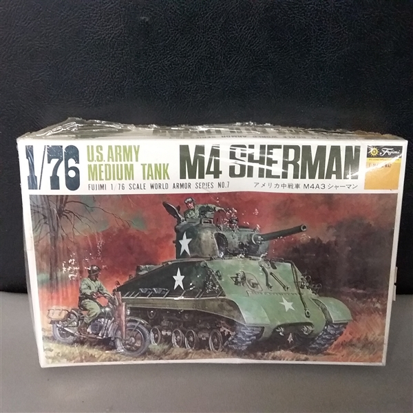 Lot of 9 Vintage Model Sets Military Vehicles