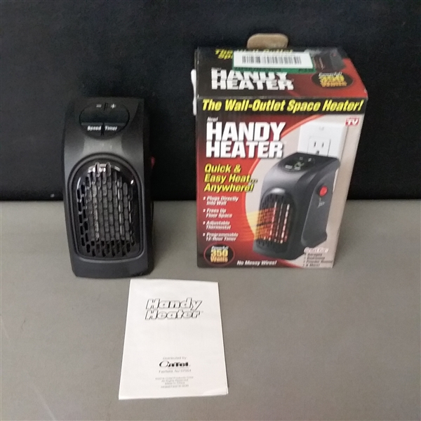 350-Watt Wall Outlet Handy Heater