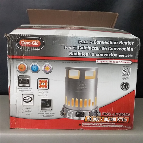 Dyna-Glo 50K-80K BTU Convection Propane Tower Portable Heater