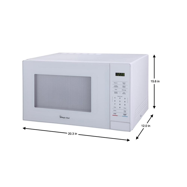 Magic Chef 1.1 cu. ft. Countertop Microwave in White