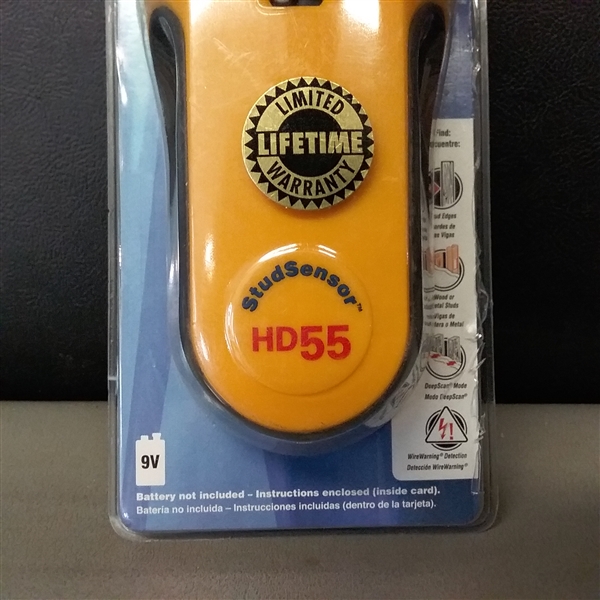 Zircon StudSensor HD55 Stud Finder Plus 9 level & Picture Hanging Kit