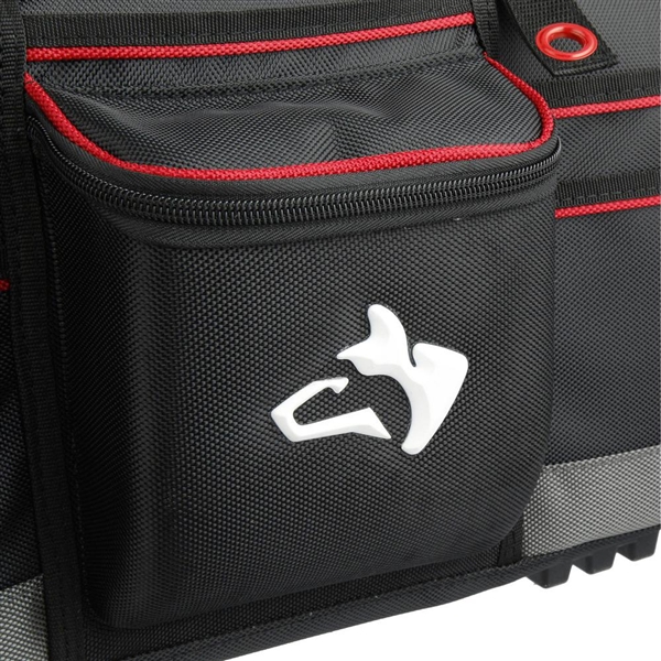 Husky 18 in. Large Mouth Tool Bag with Tool Wall
