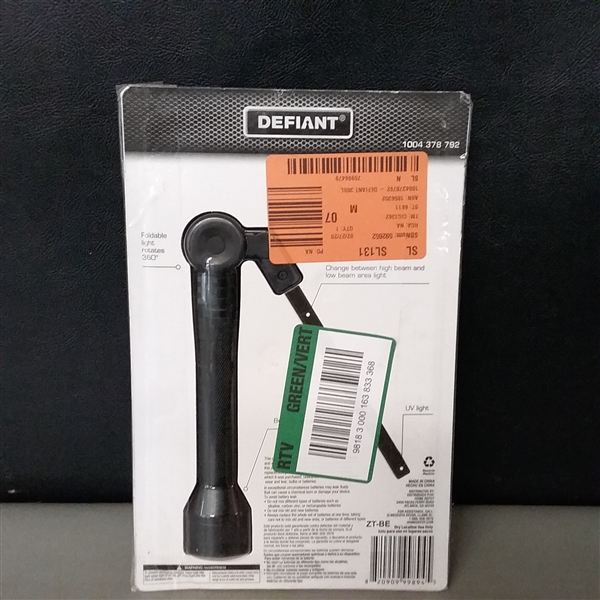 Defiant 350 Lumens LED Foldable Aluminum Utility Light