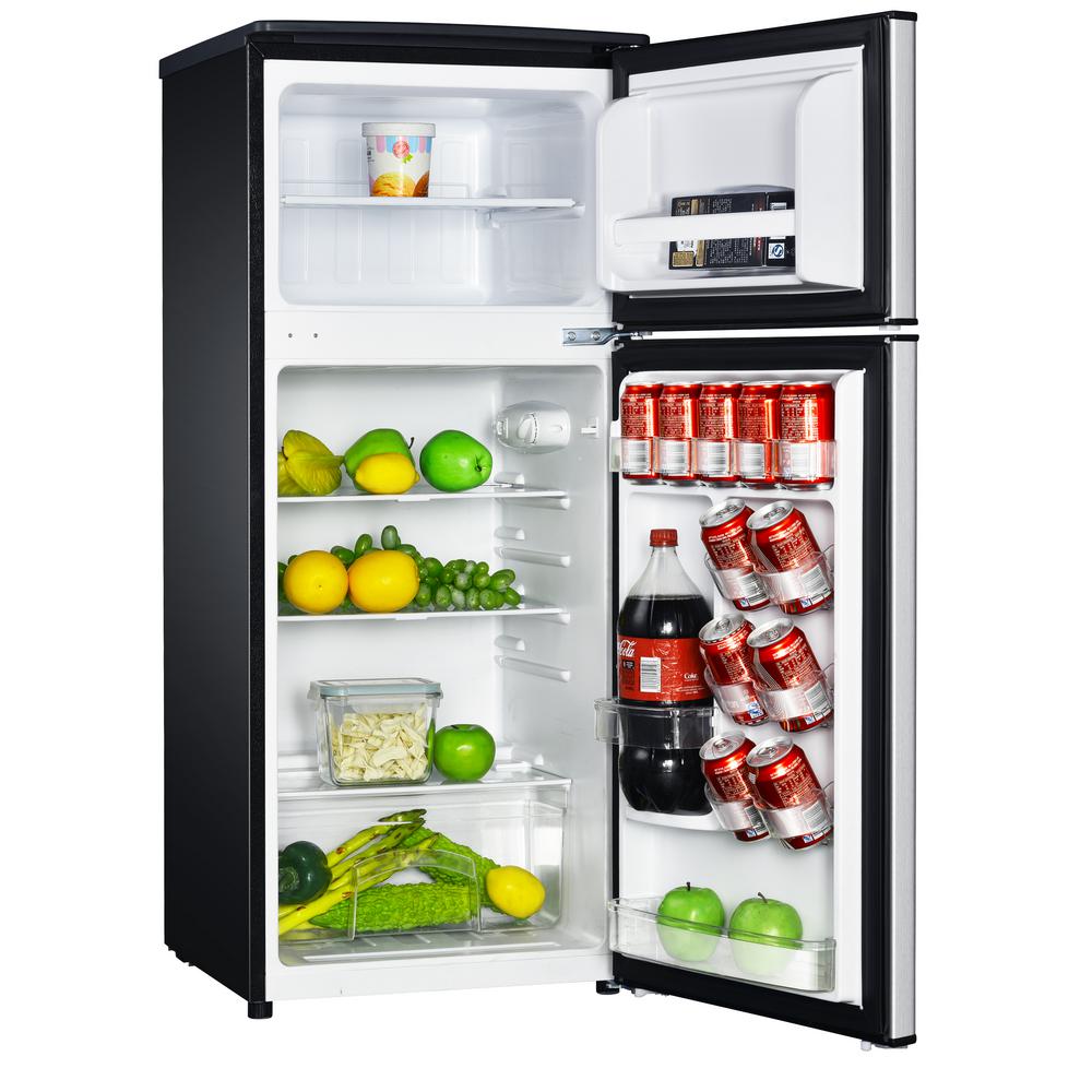 Lot Detail Magic Chef 4.5 cu. ft. 2 Door Mini Fridge in Stainless