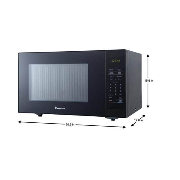 Magic Chef 1.1 cu. ft. Countertop Microwave in Black