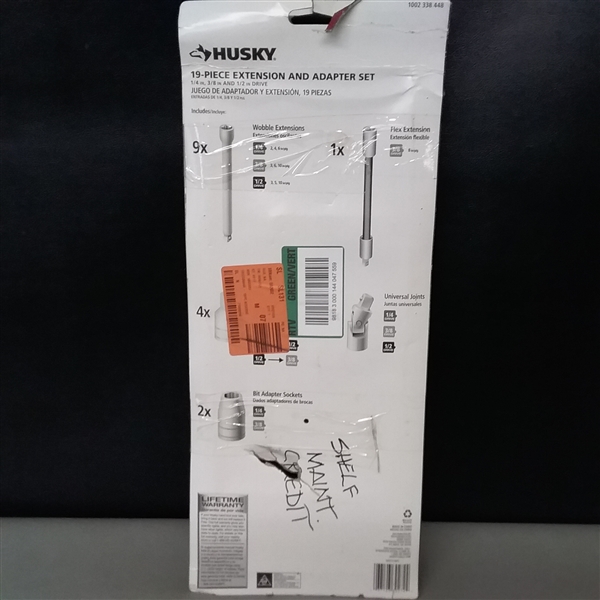 Husky 19-Piece Extension And Adapter Set