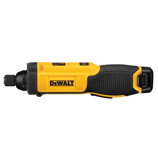 DEWALT 8-Volt MAX Lithium-Ion 1/4 in. Hex Cordless Gyroscopic Screwdriver with Battery 1Ah, 1-Hour Charger