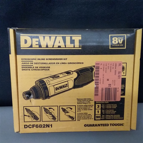 DEWALT 8-Volt MAX Lithium-Ion 1/4 in. Hex Cordless Gyroscopic Screwdriver with Battery 1Ah, 1-Hour Charger