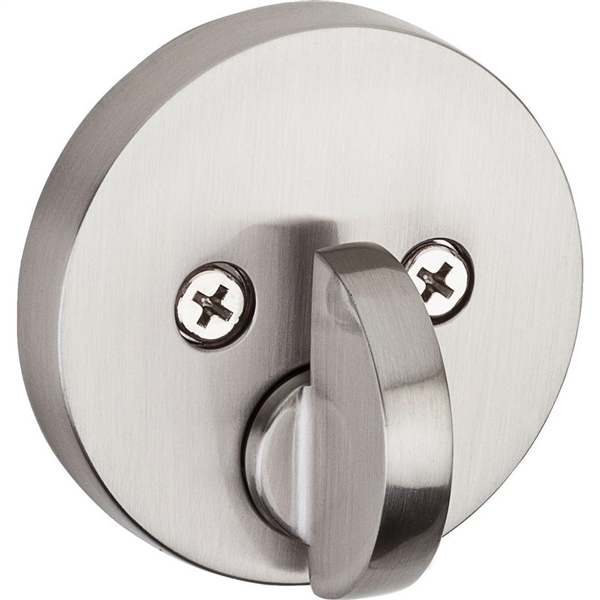 Kwikset Uptown Satin Nickel Single Cylinder Deadbolt featuring SmartKey Security
