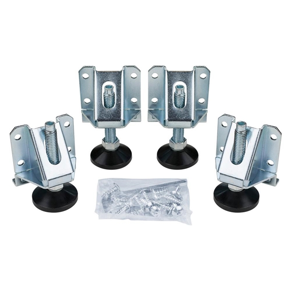 POWERTEC Heavy-Duty Leveler Legs with Lock Nuts (4-Pack)