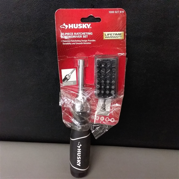 Husky Ratcheting Screwdriver Set (30-Piece)