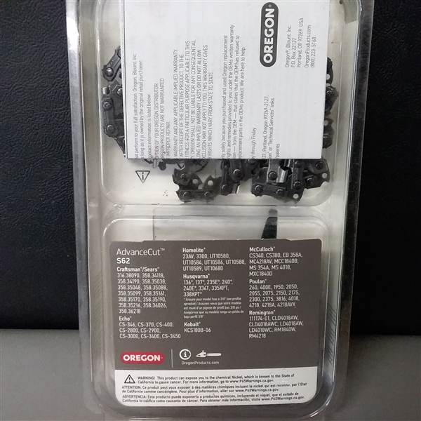 Oregon 18 in. Chainsaw Chain (2-Pack). Plus Extra Chain