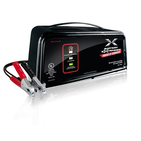 Schumacher Battery Extender 6-Volt or 12-Volt, 8 Amp Battery Charger/Maintainer
