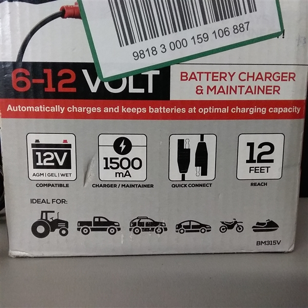 Vector 6-12 Volt Battery Charger & Maintainer 