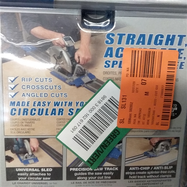 Kreg 48 in. Accu-Cut Aluminum Circular Saw Track