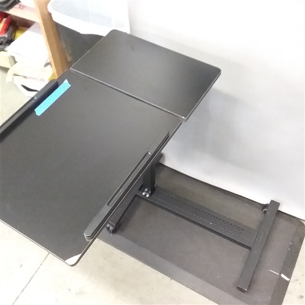 Laptop Rolling Cart Table Height Adjustable Mobile Laptop Stand Desk