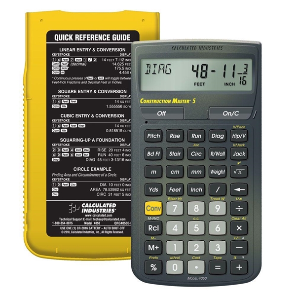 Calculated Industries Construction Master 5 Calculator