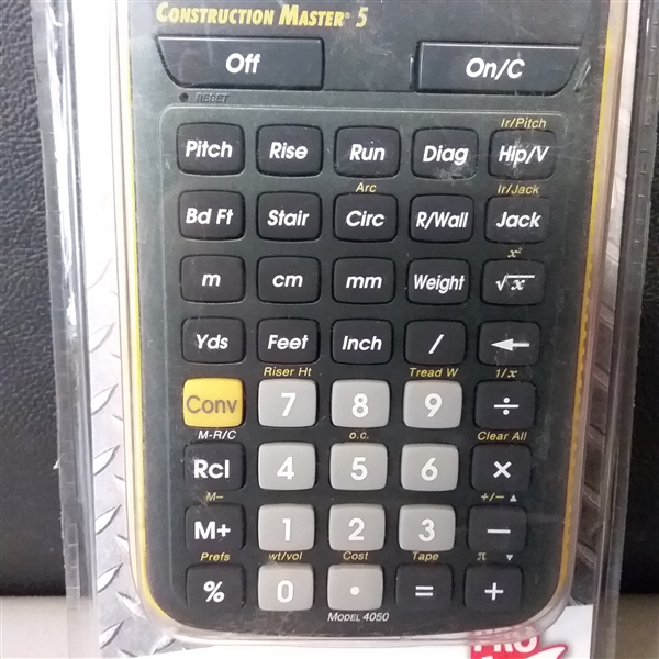 Calculated Industries Construction Master 5 Calculator