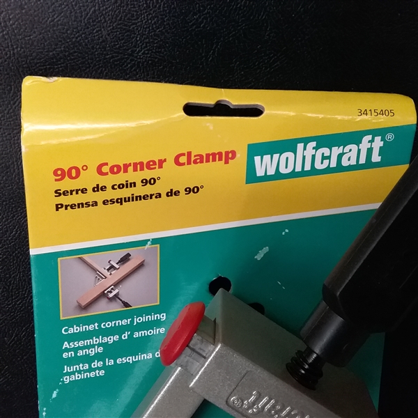  Wolfcraft Quick-Release 90 Degree Angle and Corner Clamp