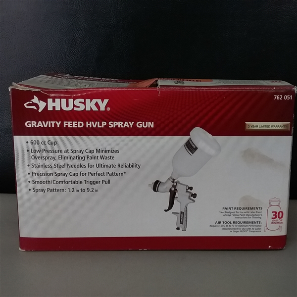 Husky Gravity Feed HVLP Spray Gun