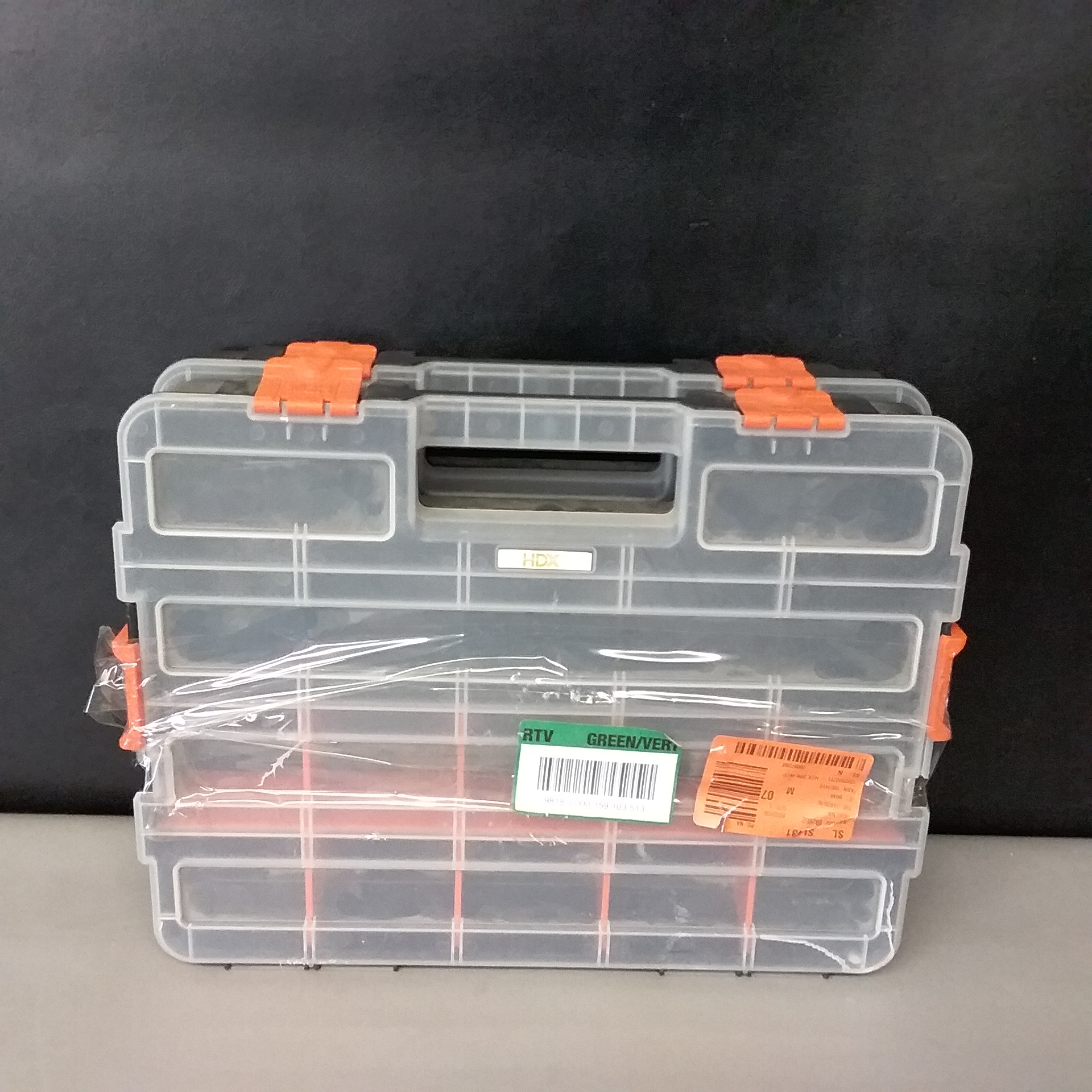 HDX Interlocking Organizer Box (2-Pack)