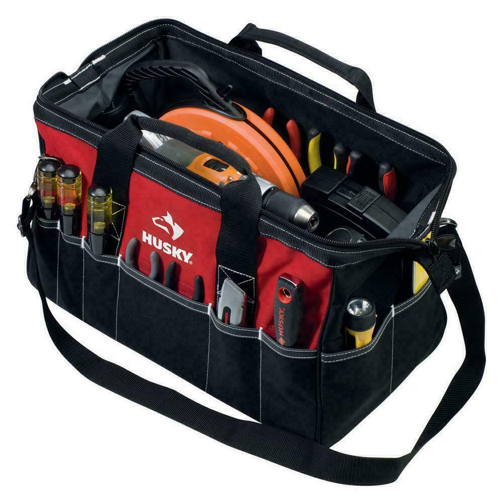 Lot Detail - Husky 3-piece tool bag combo