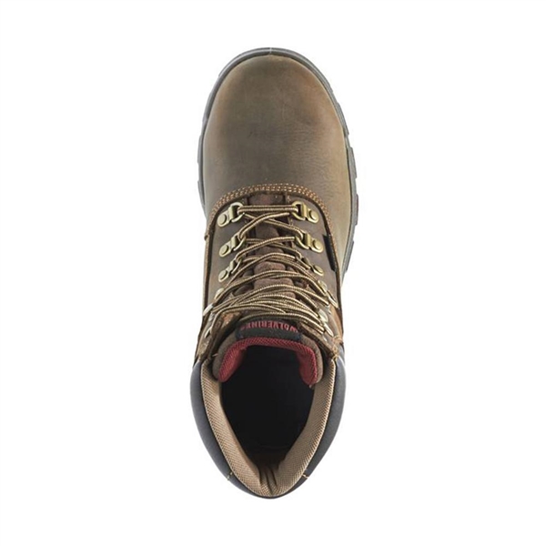 Wolverine Men's Cabor Waterproof 8'' Work Boots - Composite Toe - Dark Brown Size 7.5(M)