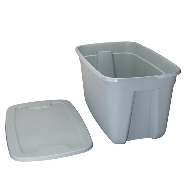 HDX 30 Gal. Storage Tote Tan