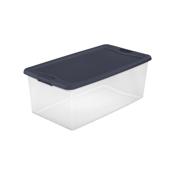 3 Pack Sterilite 106 Qt. Latching Storage Box Tan