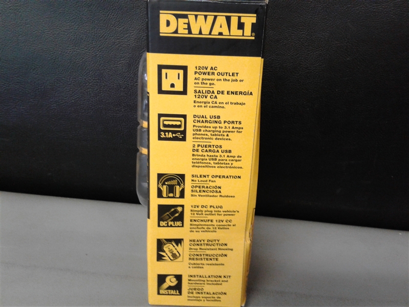 DEWALT 140-Watt Power Inverter with Dual USB Ports