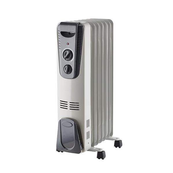 1500-Watt Electric Oil-Filled Radiant Portable Heater Black 