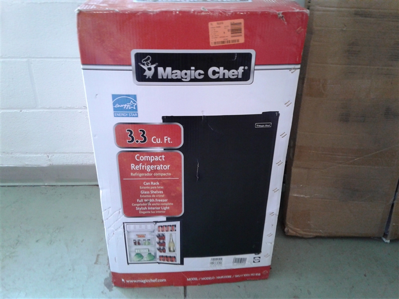 Magic Chef 3.3 cu. ft. Mini Fridge in Black