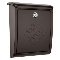 Architectural Mailbox Bordeaux Locking Rubbed Bronze Wall Mount Mailbox