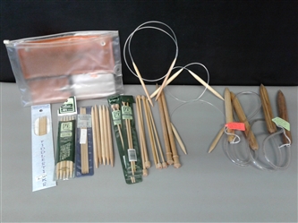 Knitting: Bamboo and Wood Knitting Needles